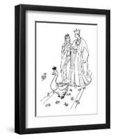 The Golden Goose-Leslie Brooke-Framed Premium Giclee Print