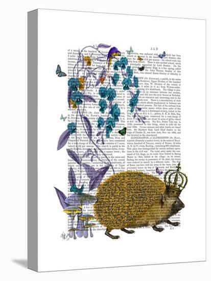 The Golden Hedgehog-Fab Funky-Stretched Canvas