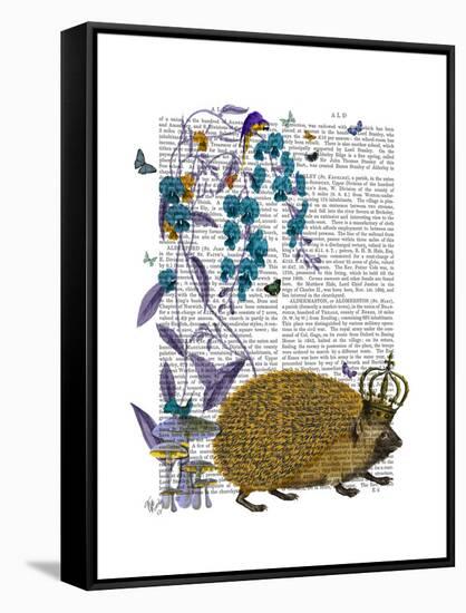 The Golden Hedgehog-Fab Funky-Framed Stretched Canvas