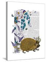 The Golden Hedgehog-Fab Funky-Stretched Canvas