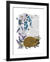 The Golden Hedgehog-Fab Funky-Framed Art Print