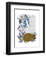 The Golden Hedgehog-Fab Funky-Framed Art Print