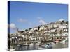 The Golden Hind and Other Boats in the Harbour, Brixham, Devon, England, United Kingdom-Raj Kamal-Stretched Canvas