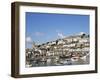 The Golden Hind and Other Boats in the Harbour, Brixham, Devon, England, United Kingdom-Raj Kamal-Framed Photographic Print