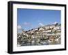 The Golden Hind and Other Boats in the Harbour, Brixham, Devon, England, United Kingdom-Raj Kamal-Framed Photographic Print