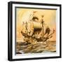 The Golden Hind-null-Framed Giclee Print