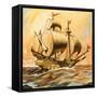 The Golden Hind-null-Framed Stretched Canvas