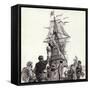 The Golden Hind-C.l. Doughty-Framed Stretched Canvas