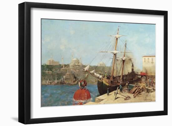 The Golden Horn, 1876-Alberto Pasini-Framed Giclee Print