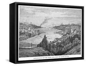 The Golden Horn Looking Eastwards from the Heights of Eyub-null-Framed Stretched Canvas