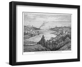 The Golden Horn Looking Eastwards from the Heights of Eyub-null-Framed Photographic Print