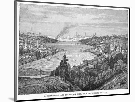 The Golden Horn Looking Eastwards from the Heights of Eyub-null-Mounted Photographic Print