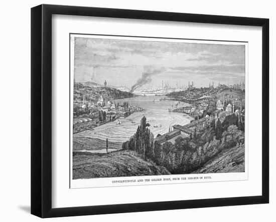 The Golden Horn Looking Eastwards from the Heights of Eyub-null-Framed Photographic Print