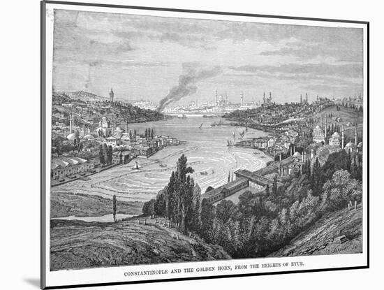 The Golden Horn Looking Eastwards from the Heights of Eyub-null-Mounted Photographic Print