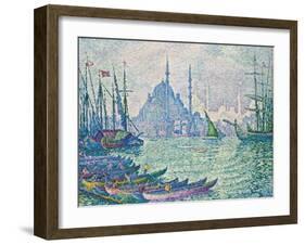 The Golden Horn, Minarets, 1907-Paul Signac-Framed Giclee Print