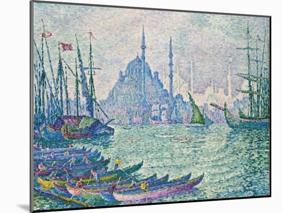 The Golden Horn, Minarets, 1907-Paul Signac-Mounted Giclee Print