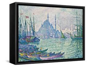 The Golden Horn, Minarets, 1907-Paul Signac-Framed Stretched Canvas