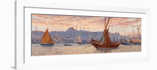 The Golden Horn, Second Half of the 19th C-Tristram James Ellis-Framed Giclee Print