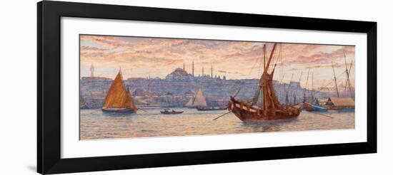 The Golden Horn, Second Half of the 19th C-Tristram James Ellis-Framed Giclee Print