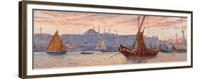 The Golden Horn, Second Half of the 19th C-Tristram James Ellis-Framed Giclee Print