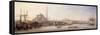 The Golden Horn with the Suleimaniye and the Faith Mosques, Constantinople-Antione Leon Morel-Fatio-Framed Stretched Canvas