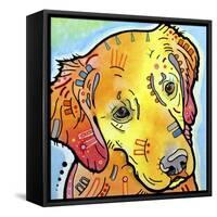 The Golden(ish) Retriever-Dean Russo-Framed Stretched Canvas