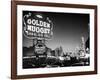 The Golden Nugget Gambling Hall Lighting Up Like a Candle-J. R. Eyerman-Framed Photographic Print