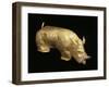 The golden rhinoceros of Mapungubwe, ca 1220-1290-null-Framed Giclee Print