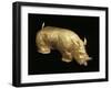 The golden rhinoceros of Mapungubwe, ca 1220-1290-null-Framed Giclee Print