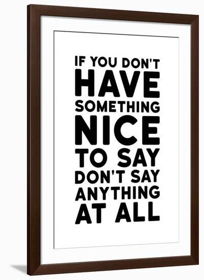 The Golden Rule-null-Framed Art Print