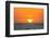 The golden setting sun reflects a gold glow on the beach at Pererenan Beach, Bali, Indonesia-Greg Johnston-Framed Photographic Print