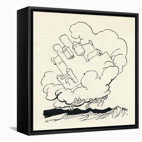 The Golden Snuff Box-Arthur Rackham-Framed Stretched Canvas