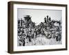 The Golden Spike Ceremony, 10th May 1869-Charles Roscoe Savage-Framed Photographic Print