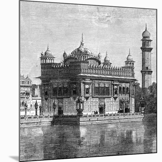 The Golden Temple and the Lake of Immortality at Amritsar, India, 1895-null-Mounted Giclee Print