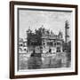 The Golden Temple and the Lake of Immortality at Amritsar, India, 1895-null-Framed Giclee Print