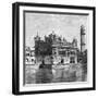 The Golden Temple and the Lake of Immortality at Amritsar, India, 1895-null-Framed Giclee Print