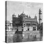 The Golden Temple and the Lake of Immortality at Amritsar, India, 1895-null-Stretched Canvas
