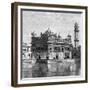 The Golden Temple and the Lake of Immortality at Amritsar, India, 1895-null-Framed Giclee Print