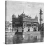 The Golden Temple and the Lake of Immortality at Amritsar, India, 1895-null-Stretched Canvas