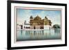 The Golden Temple at Amritsar, from 'The Kingdom of the Punjab, its Rulers and Chiefs, Volume I',…-null-Framed Giclee Print