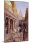 The Golden Temple, Benares, 1862 (Pencil and W/C, with Touches of White and Gum Arabic)-William 'Crimea' Simpson-Mounted Giclee Print