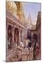 The Golden Temple, Benares, 1862 (Pencil and W/C, with Touches of White and Gum Arabic)-William 'Crimea' Simpson-Mounted Giclee Print