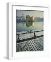 The Golden Temple, Holiest Shrine in the Sikh Religion, Amritsar, Punjab, India-John Henry Claude Wilson-Framed Photographic Print