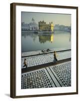 The Golden Temple, Holiest Shrine in the Sikh Religion, Amritsar, Punjab, India-John Henry Claude Wilson-Framed Photographic Print