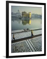 The Golden Temple, Holiest Shrine in the Sikh Religion, Amritsar, Punjab, India-John Henry Claude Wilson-Framed Photographic Print