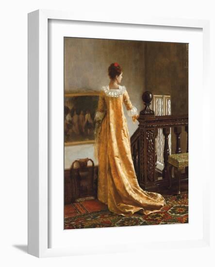 The Golden Train, 1891-Edmund Blair Leighton-Framed Giclee Print