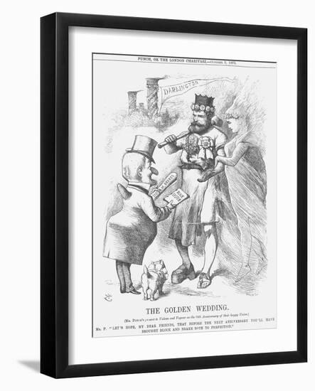 The Golden Wedding, 1875-Joseph Swain-Framed Giclee Print