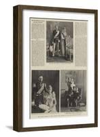 The Golden Wedding of their Majesties King Christian IX and Queen Louise of Denmark-null-Framed Giclee Print