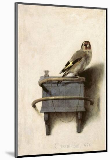 The Goldfinch, 1654-Carel Fabritius-Mounted Art Print