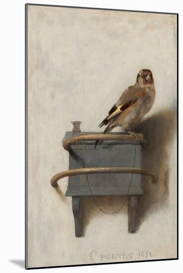 The Goldfinch, 1654-Carel Fabritius-Mounted Giclee Print